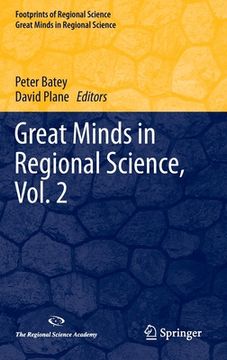 portada Great Minds in Regional Science, Vol. 2 (en Inglés)