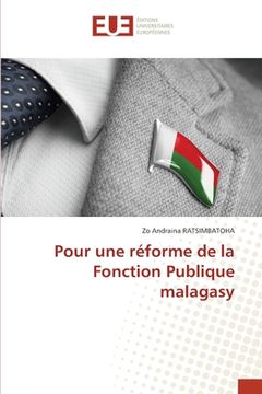 portada Pour une réforme de la Fonction Publique malagasy (en Francés)