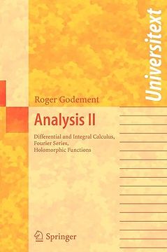 portada analysis ii: differential and integral calculus, fourier series, holomorphic functions