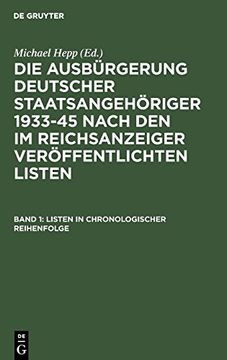 portada Listen in Chronologischer Reihenfolge (en Alemán)