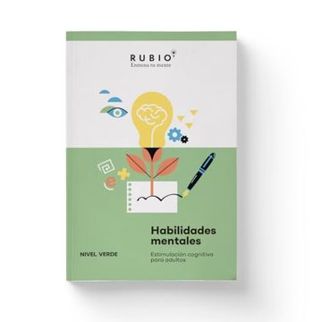 portada Habilidades Mentales. Estimulación Cognitiva Para Adultos. (Nivel Verde. Vol. I)