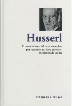 portada Husserl Aprender a Pensar