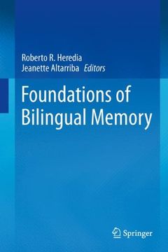 portada Foundations of Bilingual Memory