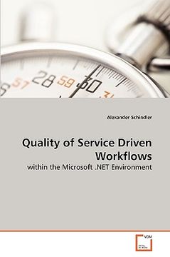 portada quality of service driven workflows (en Inglés)
