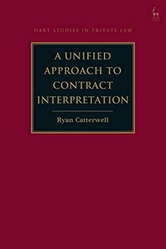 portada A Unified Approach to Contract Interpretation (en Inglés)