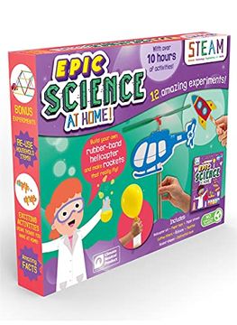 portada Epic Science at Home: Trend box Sets Children (English Educational Books) (en Inglés)