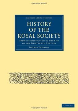 portada History of the Royal Society Paperback (Cambridge Library Collection - Physical Sciences) (in English)