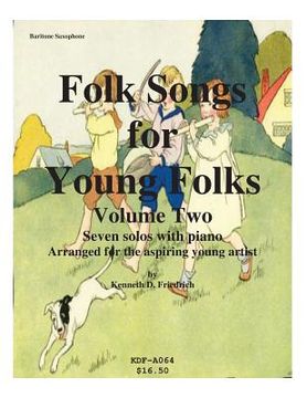 portada Folk Songs for Young Folks, Vol. 2 - baritone saxophone and piano (in English)