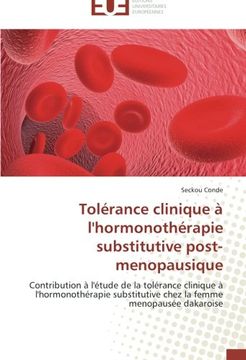 portada Tolerance Clinique A L'Hormonotherapie Substitutive Post-Menopausique