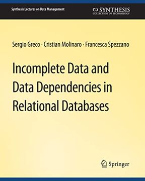 portada Incomplete Data and Data Dependencies in Relational Databases (en Inglés)