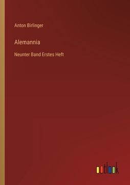 portada Alemannia: Neunter Band Erstes Heft (in German)