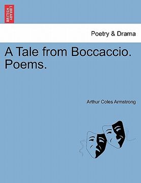 portada a tale from boccaccio. poems.
