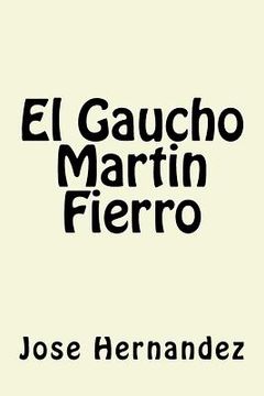 portada El Gaucho Martin Fierro