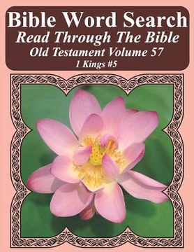 portada Bible Word Search Read Through The Bible Old Testament Volume 57: 1 Kings #5 Extra Large Print (en Inglés)