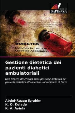 portada Gestione dietetica dei pazienti diabetici ambulatoriali (in Italian)