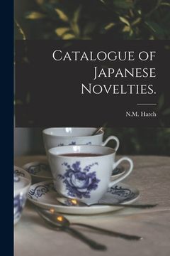 portada Catalogue of Japanese Novelties. (in English)