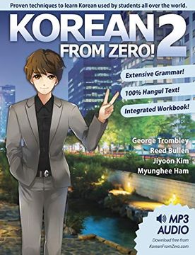 portada Korean From Zero! 2: Continue Mastering the Korean Language With Integrated Workbook and Online Course (Volume 2) 