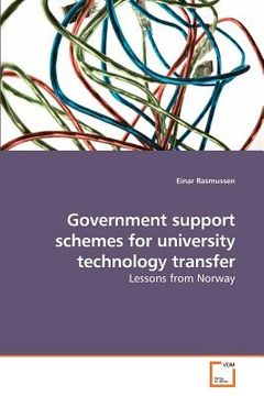 portada government support schemes for university technology transfer (en Inglés)