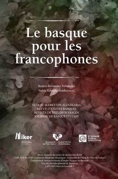 portada Le Basque Pour les Francophones