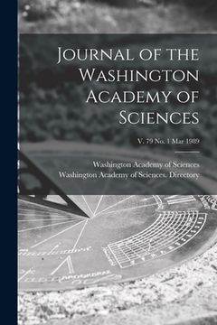 portada Journal of the Washington Academy of Sciences; v. 79 no. 1 Mar 1989 (en Inglés)