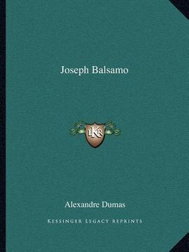 portada joseph balsamo (in English)