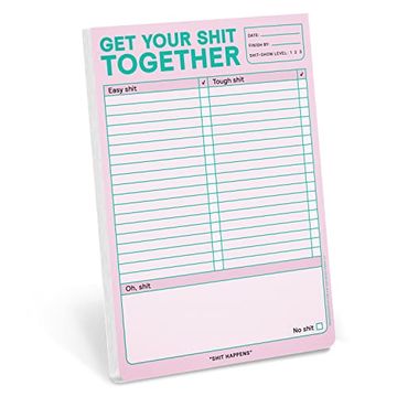 portada Knock Knock get Your Shit Together pad (in English)