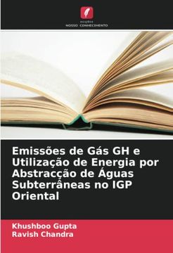 portada Emiss�Es de g�s gh e Utiliza��O de Energia por Abstrac��O de �Guas Subterr�Neas no igp Oriental