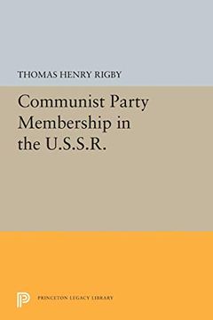 portada Communist Party Membership in the U. S. S. R. (Princeton Legacy Library) (in English)