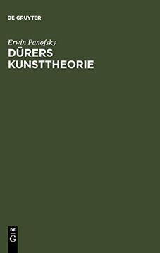 portada Durers Kunsttheorie: Vornehmlich in Ihrem Verhaltnis zur Kunsttheorie der Italiener (en Alemán)