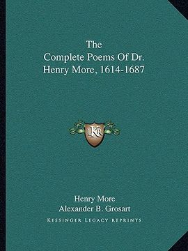 portada the complete poems of dr. henry more, 1614-1687 (en Inglés)