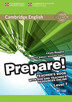 portada Cambridge English Prepare! Level 7 Teacher's Book With dvd and Teacher's Resources Online (en Inglés)