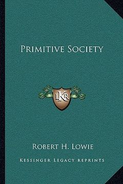 portada primitive society