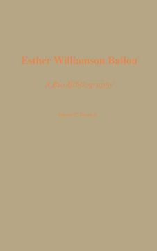 portada Esther Williamson Ballou: A Bio-Bibliography (in English)