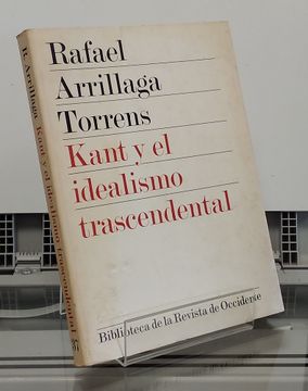 portada Kant y el Idealismo Trascendental