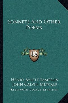 portada sonnets and other poems (in English)