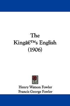 portada the king's english (1906) (en Inglés)
