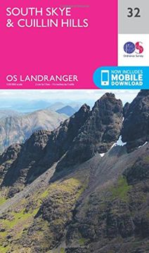 portada LR032: South Skye & Cuillin Hills 1:50K (OS Landranger Map)