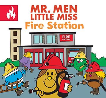 portada Mr. Men Little Miss Fire Station (en Inglés)