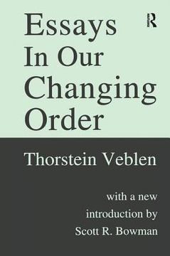 portada Essays in Our Changing Order