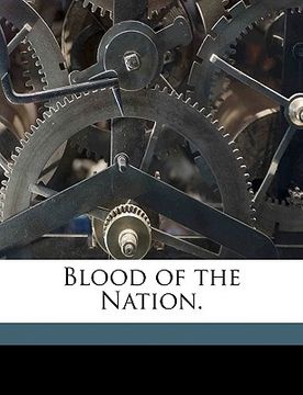 portada blood of the nation. (en Inglés)