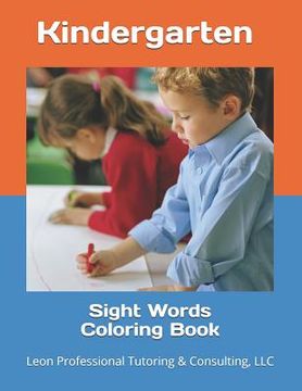 portada Sight Words Coloring Book: Kindergarten (in English)
