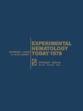 portada Experimental Hematology Today 1978