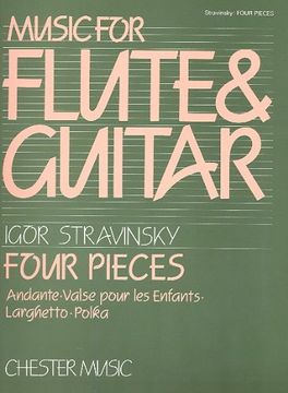 portada Pieces(4) - Chamber Group, Flute, Guitar - Book