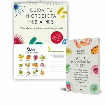 portada Pack¡ Es la Microbiota, Idiota! + Calendario Alimentos de Temporada Microbiota