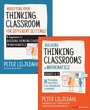 portada Bundle: Liljedahl: Building Thinking Classrooms in Mathematics, Grades K-12 + Liljedahl: Modifying Your Thinking Classroom for Different Settings (Corwin Mathematics Series) (en Inglés)
