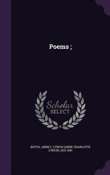 portada Poems; (in English)