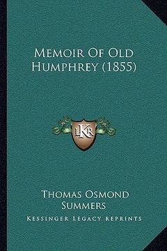 portada memoir of old humphrey (1855) (en Inglés)
