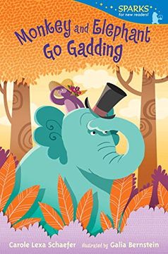 portada Monkey and Elephant go Gadding (Candlewick Sparks) 