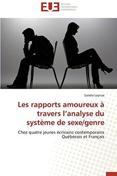 portada Les Rapports Amoureux a Travers L'Analyse Du Systeme de Sexe/Genre