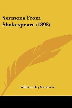 portada sermons from shakespeare (1898) (en Inglés)